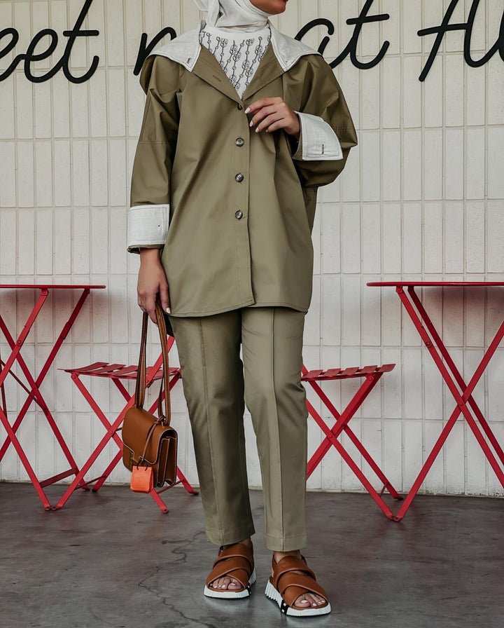 Casual Beige suit - AFRODA