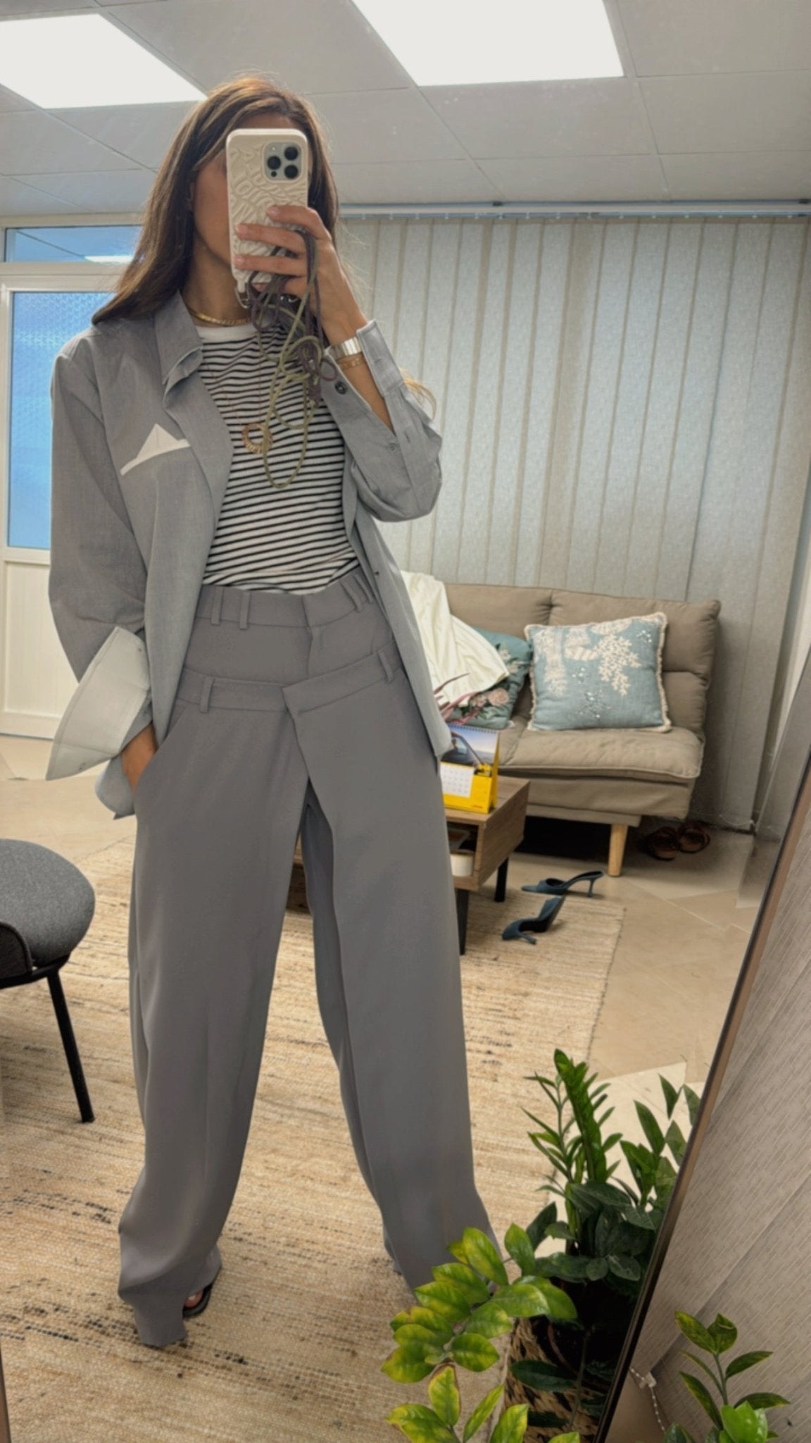Chic Tailored Set – Blazer & Pant - afroda