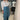 Layered Skirt - Pants Set with Classic Shirt - afroda