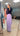 Layered Skirt - Pants Set with Classic Shirt - afroda