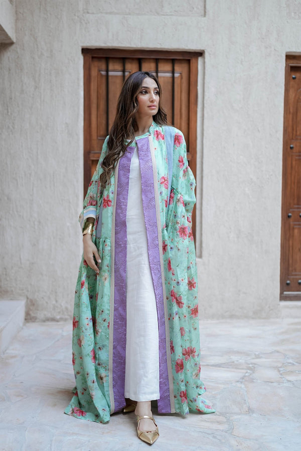 Petal Breeze Abaya Ramadan 2025 - Limited Edition - afroda