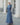 Piece Chambray Set – Tie - Waist Dress with Sleeveless Inner & Overshirt - afroda