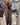 Striped Two - Piece Set with Relaxed Shirt & Wide Pants - afroda